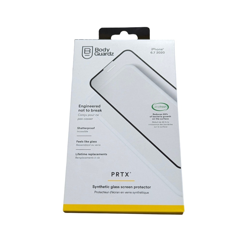 Z5N BodyGuardz PRTX Synthetic Glass Screen Protector for iPhone 12 Pro Max 6.7"